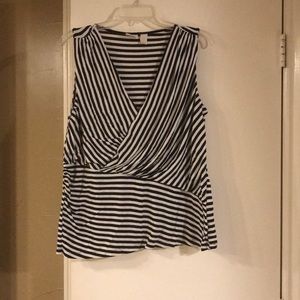 Chico’s striped blouse